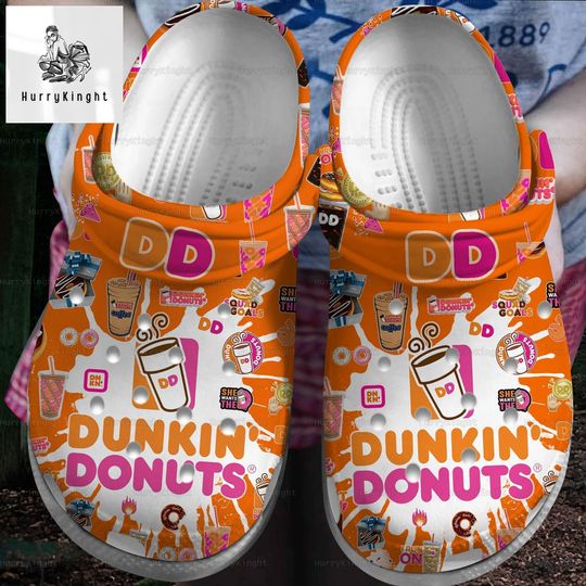 Dunkin' Donuts Summer Shoes, Fast Food Shoes, Funny Shoes, Shoes For Women/Men