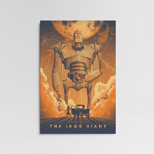 The Iron Giant Movie Poster, Wall Art Decor, Print Wall Art Gift, Home Decor