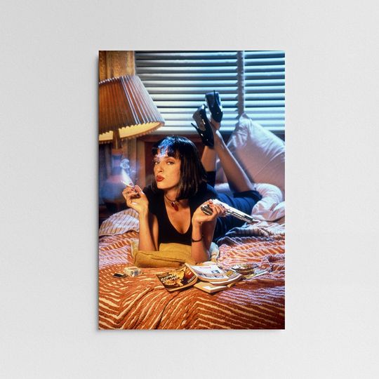 Pulp Fiction Movie Poster, Wall Art Decor, Print Wall Art Gift, Home Decor