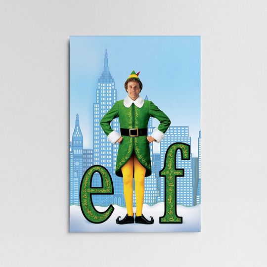 Elf Movie Poster, Wall Art Decor, Print Wall Art Gift, Home Decor