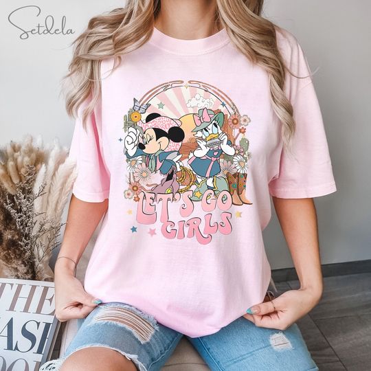 Vintage Minnie Daisy Cowgirls Shirts, Disney Besties Shirt, Long Live Cowgirls Shirt
