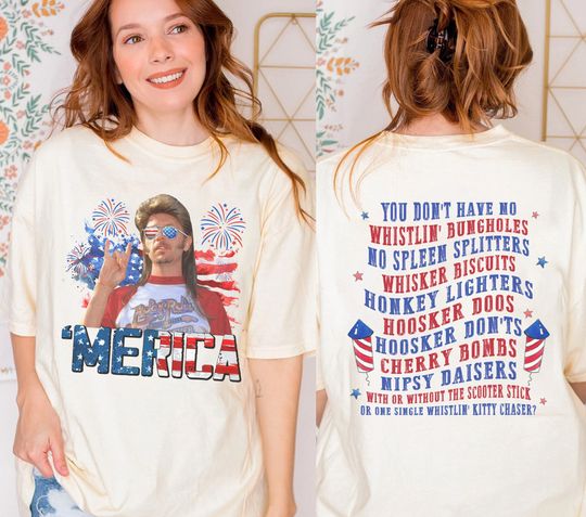 Merica Joe Dirt Shirt 4th Of July Joe Dirt Funny Shirt Independence Day Tshirt Womens Trendy Summer Tee Patriotic Shirt 4th Of July Gift