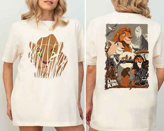 Disney Lion King Shirt, Simba and Nala Couple Shirt, Disney Lover Shirt, Disney Trip Shirt, Disney Honeymoon Shirt, Disney Couple Shirt