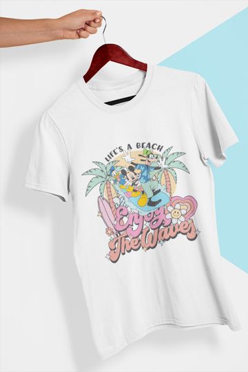 Mouse Life's a Beach Summer Trip 2024 T Shirt, Unisex Gift
