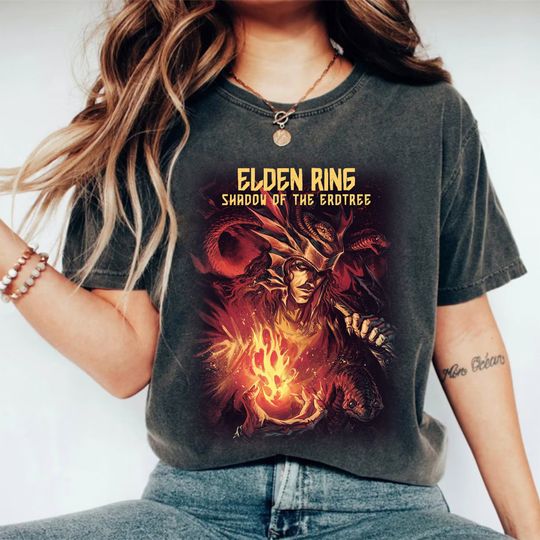 Elden Ring Shadow of the Erdtree Shirt, Messmer Shirt, Elden Shirt Warrior Jar, Warrior Shirt, Demon Tee, Tarnished Tshirt, Soulsborne Tee