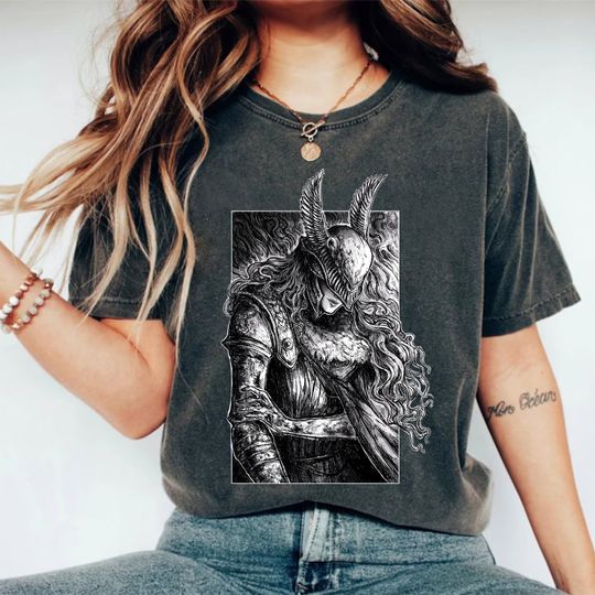 Elden Ring Malenia Blade of Miquella Shirt, Elden Shirt Warrior Jar, Warrior Shirt, Demon Tee, Tarnished Tshirt, Soulsborne Tee