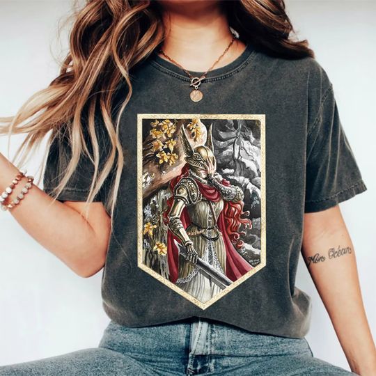 Elden Ring Malenia Blade of Miquella Shirt, Elden Shirt Warrior Jar, Warrior Shirt, Demon Tee, Tarnished Tshirt, Soulsborne Tee
