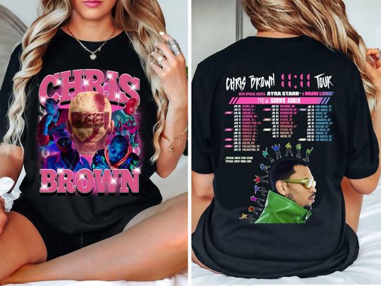 Chris Brown Shirt, Chris Brown 11 11 Tour 2024 Shirt, Chris Brown Fan Shirt, Chris Brown 2024 Concert Shirt, Chris Brown Tour Merch