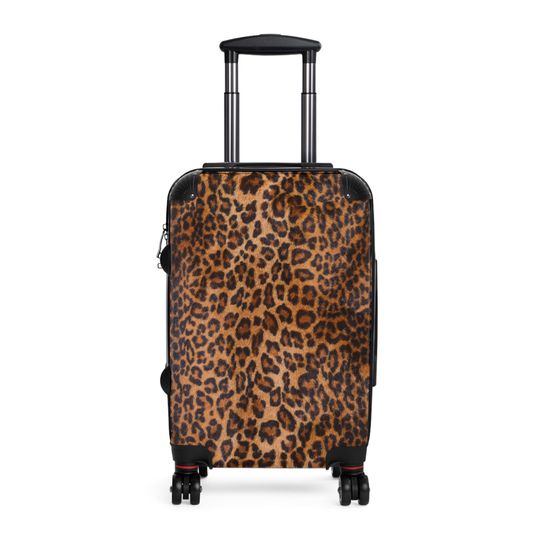 Stylish Traveller Animal Print Leopard Print Suitcase, Suitcase for Her, Travel Suitcase for Her, Gift for Her, Summer Vacation Suitcase