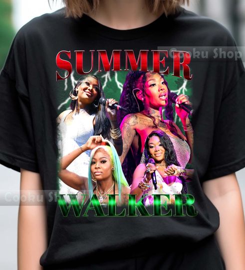 Retro Summer Walker TShirt, Style Bootleg Short Sleeve Tee, Comfortable Cotton Shirt For Unisex, Casual shirt