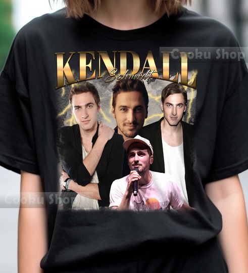 Retro Kendall Schmidt TShirt, Style Bootleg Short Sleeve Tee, Comfortable Cotton Shirt For Unisex, Casual shirt