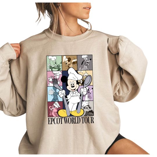 Disney Epcot World Tour Sweatshirt, Drink Around the World Sweatshirt, Snack Around World