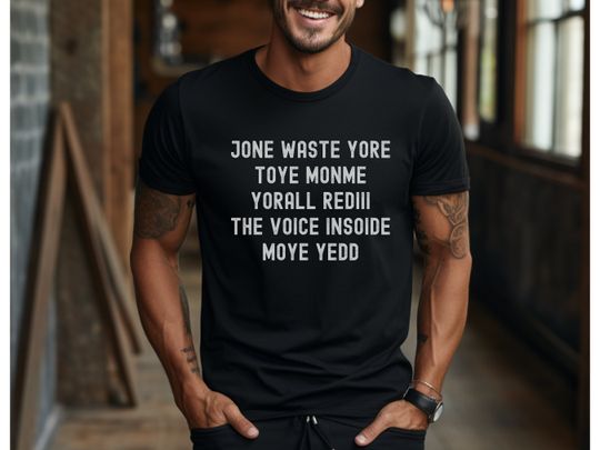 Funny Blink Lyrics Shirt Gift For Punk Rock Music Lover, Jone Waste Yore Grunge Crewneck TShirt For Punk Rocker