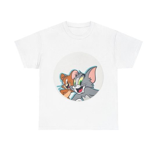 Tom & Jerry Cotton Short Sleeve T-shirt, Best for showing love and gifting you closet ones