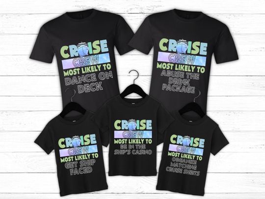 Most Likely To Matching Cruise Shirts, Cruise Squad 2024, Alaska Cruise Shirt, Cruise Vacation Shirt, Family Matching Group Cruise Shirt