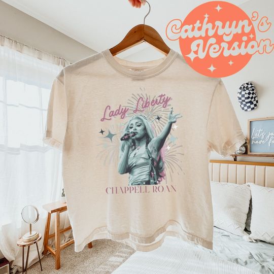 Chappell Roan Shirt | Gov Ball Lady Liberty Crop Top | Statue of Liberty Drag | Midwest Princess Tour | Fourth of July Pride LGBT Gay WLW