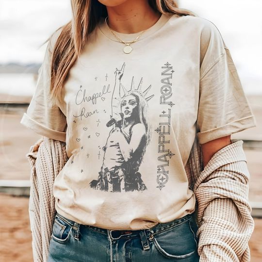 Vintage Chappell Roan Shirt, Chappell Roan Statue of Liberty Shirt, Chappell Roan Merch, The Rise and Fall of a Midwest Princess Shirt