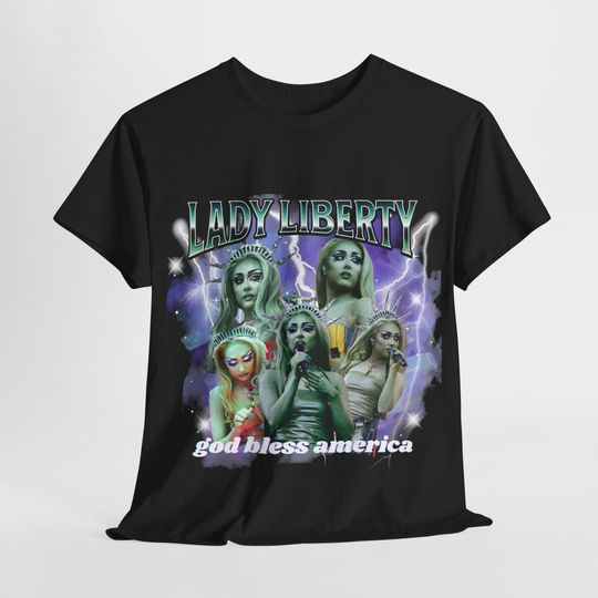 Chappell Roan Gov Ball Tee, Chappell Roan Bootleg, Chappell Roan Concert Merch T-Shirt, Chappell Roan Lady Liberty, LGBT Lesbian Pride Gift