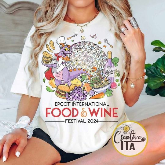Figment Chef Epcot international Food & Wine Festival 2024 shirt, Taste your way around the world shirt, Figment Epcot world tour Tee