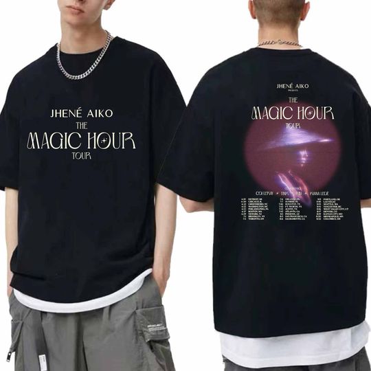 Jhene Aiko The Magic Hour Tour 2024  Double Sided Shirt, Jhene Aiko 90s Concert Tee, Jhene Aiko Fan Gift