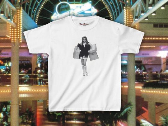 Clueless Baby Tee, 90s Cher Clueless Baby Tee, Trendy 90s Graphic Baby Tee, Pinterest Style Baby Tee, Trendy Y2K fashion