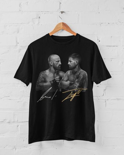 Alexander Volkanovski The Great VS Ilia Topuria The Matador MMA Vintage T-Shirt, Sport Short Sleeve Cotton T-Shirt, Gift For Men