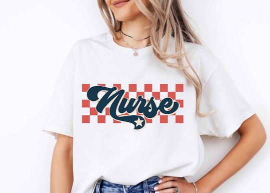 Patriotic Nurse Shirt, American Registered Nurse Shirt, Independence Day Shirt, 4th Of School Nursing Student Shirt, Nurses Week Tee