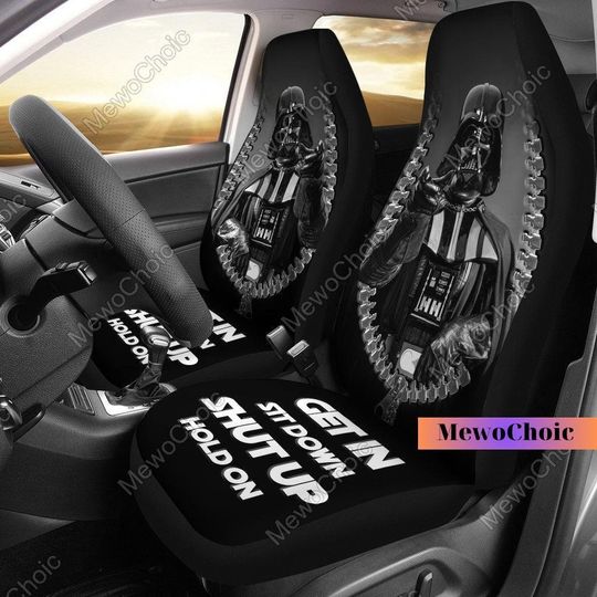 Star Wars Darth Vader Seat Cover, Get In Sit Down Zip Car Decorations, Star Wars Seat Covers Decor, Car Seat Covers Decor Protectors