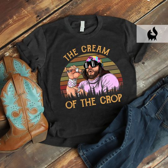 The Cream Of The Crop Retro Vintage shirt Unisex short sleeves graphic T-shirt, Multiple colors full sizes S-5XL t-shirt, Trending shirt