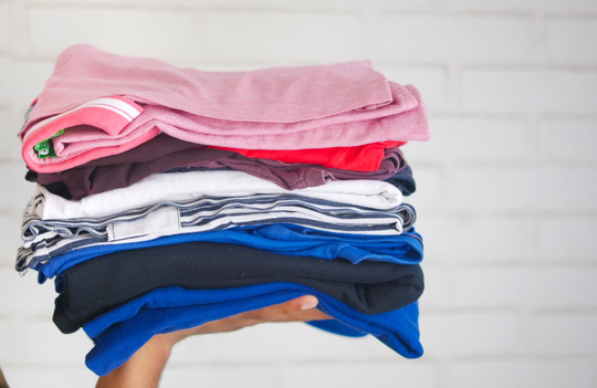 Proper washing to keep polo shirt collars from curling