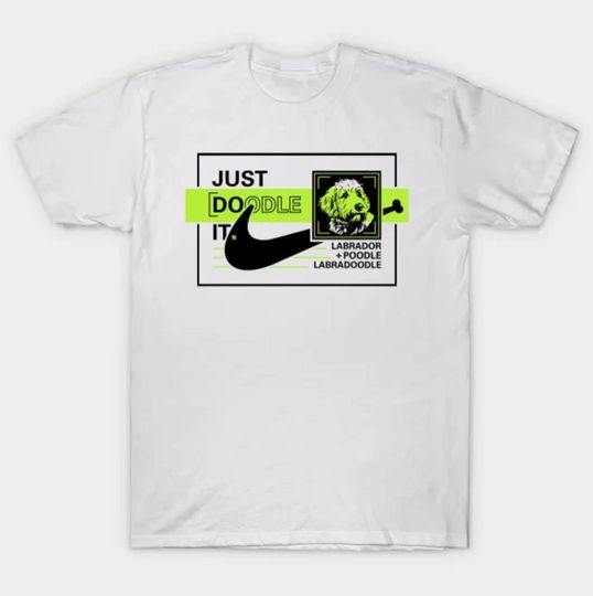 Just DoODLE It. - Labradoodle Edition, Cotton T-shirt, Short Sleeve Tee, Trending Fashion For Men And Women