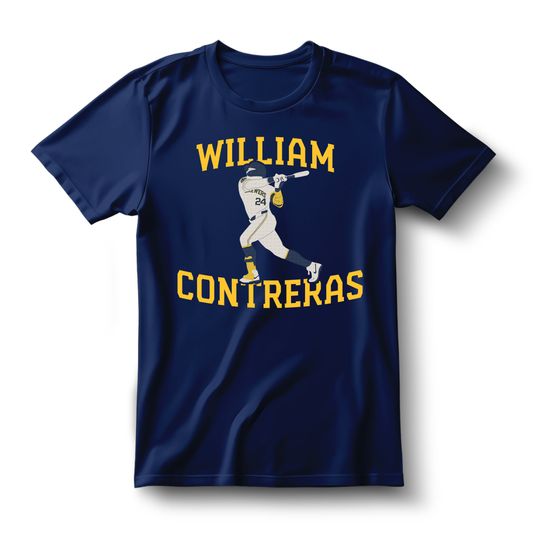 William Contreras Fan Design T-Shirt, Cotton T-shirt, Short Sleeve Tee, Trending Fashion For Men And Women