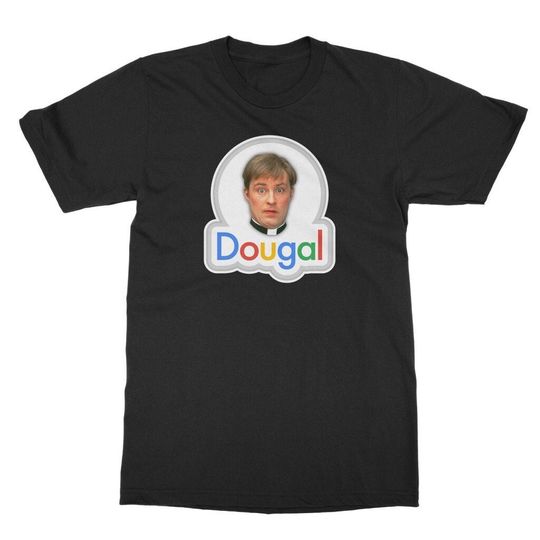 Google Dougal Father Ted Adult T-Shirt, Cotton T-shirt, Short Sleeve Tee, Trending Fashion For Men And Women