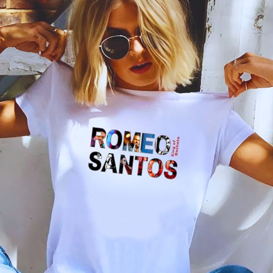 Romeo Santos T-shirt  Graphic T-Shirt, Fan Aventura Shirt, Unisex Jersey Short Sleeve Tee, Multiple colors full size S-5XL