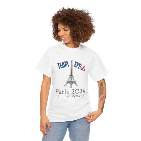 Paris France Shirt, Gift for Sport Lover, Summer Games 2024, Fashion Shirt, Unisex T-Shirt, Eiffel Tower Shirt, Team USA, Olympics 2024