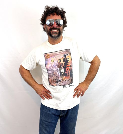 Vintage 90s Dali 1990s Tshirt Tee Shirt - The Salvador Dali Museum - Hallucinogenic Psychedelic Toreador T-Shirt