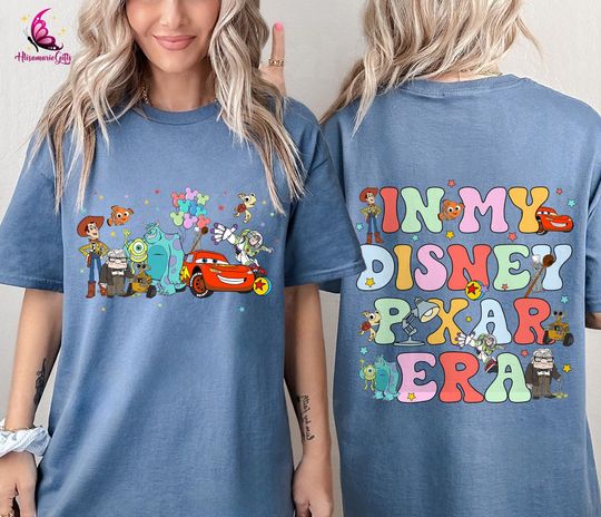 Pixar Movies Lover Shirt | In My Pixar Era Shirt | Pixar Toy Story Shirt | Pixar Cars Shirt | Disneytrip Shirt | Pixar Monsters Inc Shirt