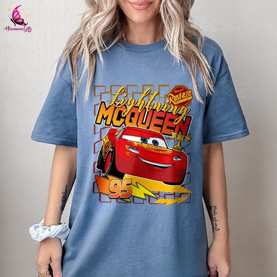 Lightning McQueen 95 Shirt, Disneyland Cars Shirt, Pixar Cars Shirt, Cars Movie Shirt, Lightning McQueen Shirt, Cars Land Shirt, Piston Cup