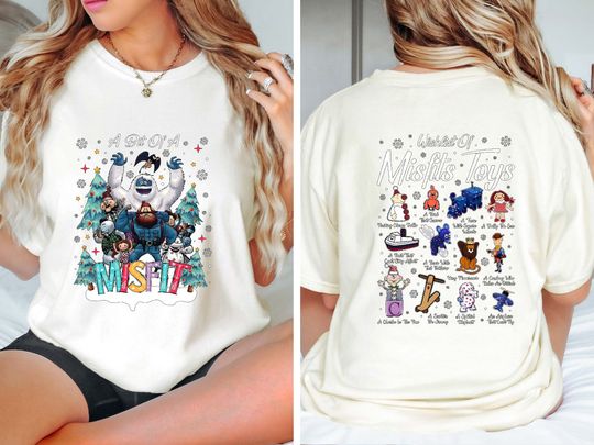 Misfit Toys Christmas Shirt, A Bit Of A Misfit Sweatshirt, Rudolphs The Red Nosed Reindeer Sweatshirt , Christmas Sweatshirt Gifts