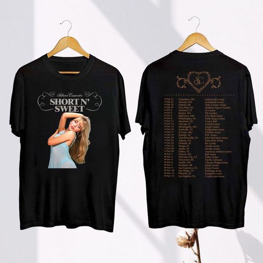 2024 Sabrina Carpenter Tour Shirt, Sabrina Carpenter Short N Sweet 2024 Concert Tee, Sabrina Espresso Graphic Shirt, Sabrina Carpenter Merch