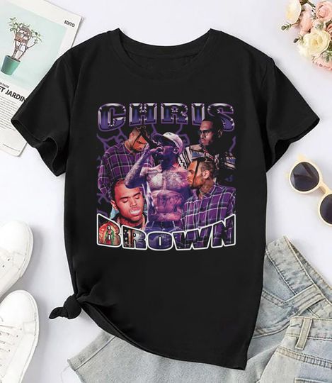 Chris Brown Bootleg Shirt, Chris Brown Tour 2024 Shirt, Chris Brown Fan Gift, Chris Brown 90s Vintage Shirt, Chris Brown Tour 2024 Merch