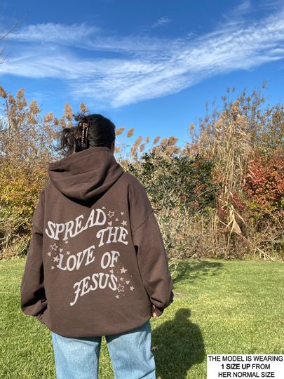 Jesus Hoodie, Christian Merch Christian Hoodie, Christian Hooded Pullover, Trendy Aesthetic Christian Clothes, Christian Apparel Fruit of the Spirit