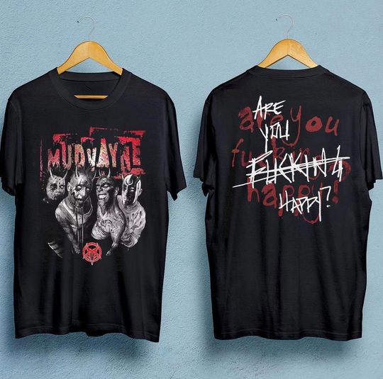 Mudvayne band 2 sides T-shirt black Unisex, Vintage 90s Coton T-shirt, Unisex Short Sleeve T-shirt, Gift For Fan