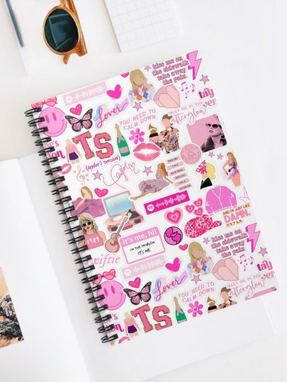 Personalized Taylors Fan Version Spiral Notebook, Journal Eras Inspired Music, Fan Matte Notebook Swifty Concert Merch Notebook for TS Fan