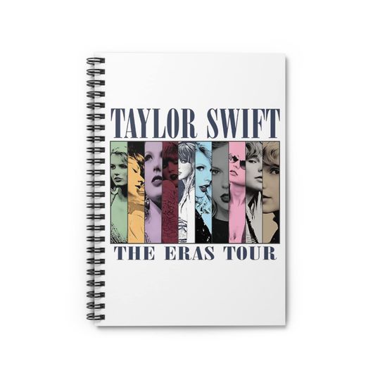 Eras Tour Notebook Taylor Notebook taylor version Notebook Taylor Journal Eras Tour Journal taylor version taylor Merch Spiral Notebook - Ruled Line