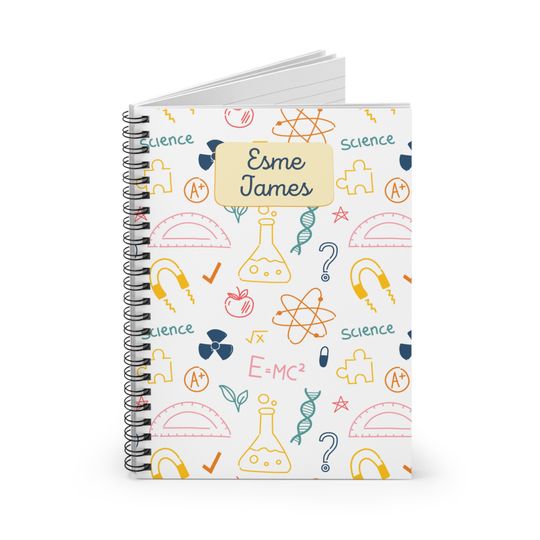 Personalized Back to School Notebook | Personalized Gifts | Gifts for Students | Back to School | To Do List | Journal | Hard Cover | Spiral