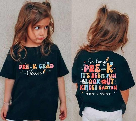 Last Day of School Shirt, Pre-K Graduation Shirt, End Of School, Kid Grad Tshirt, Pre-K Kindergarten Summer Shirt, Preschool Graduation Gift