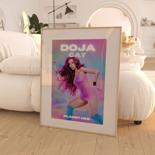 Doja Cat - Planet Her Album Poster / Room Decor / Music Decor / Music Gifts / Doja Cat Art