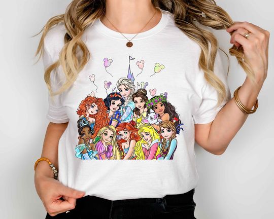 Disney Princess Shirt, Princess Squad Shirt, Princess Cinde Shirt, Princess Belle Shirt, Disney Girls Trip Shirt, Tinkerbell Shirt
