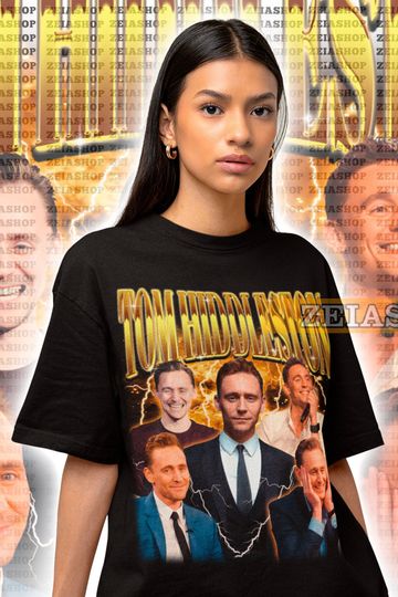 Tom Hiddleston Retro 90s Shirt, Tom Hiddleston T-shirt, Tom Hiddleston Fan Merch, Tom Hiddleston Homage, Tom Hiddleston Rap Tee